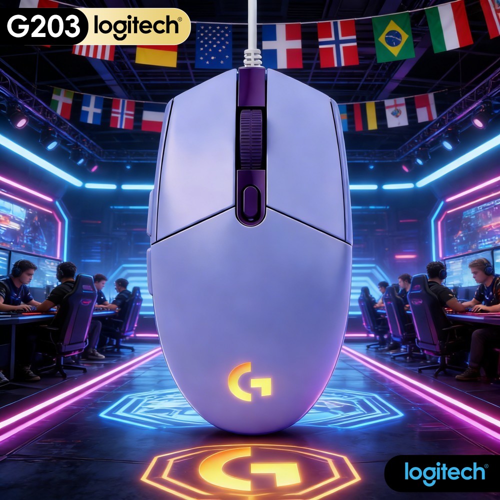 Logitech Mouse G203 - Logitech G203 Wired Gaming Mouse Responsive