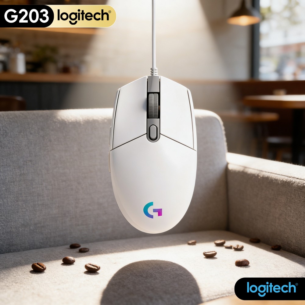 Logitech Mouse G203 - Logitech G203 Wired Gaming Mouse Fine‑Tunable