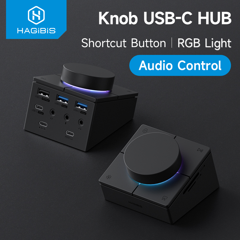 Hagibis Knob USB C Hub With Sh - Esports Gaming Splitter ulasan dan harga