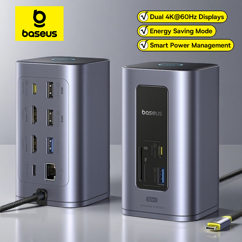 Baseus 12-in-1 USB C HUB to HD - Esports Gaming Splitter ulasan dan harga