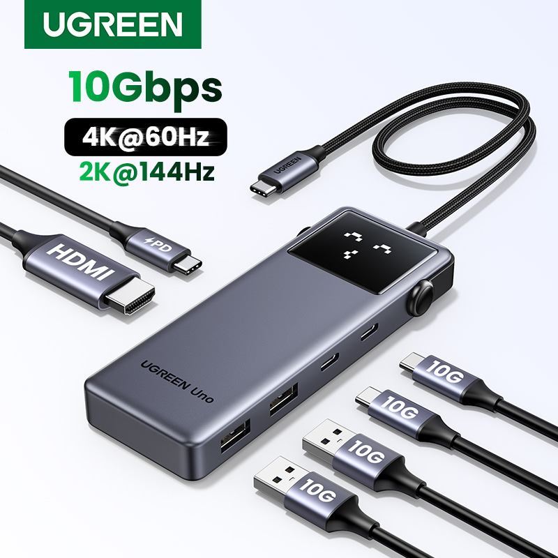 UGREEN Uno USB C HUB 6-in-1 4K - Esports Gaming Splitter ulasan dan harga