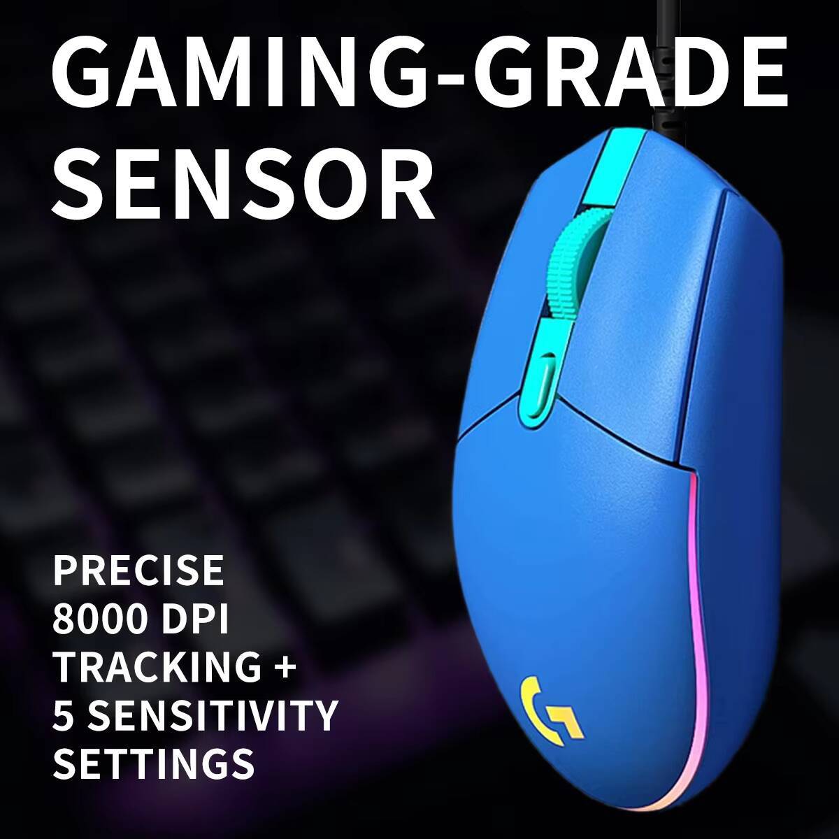 Logitech G203 Prodigy RGB Gami - Logitech Mouse G203 ulasan dan harga