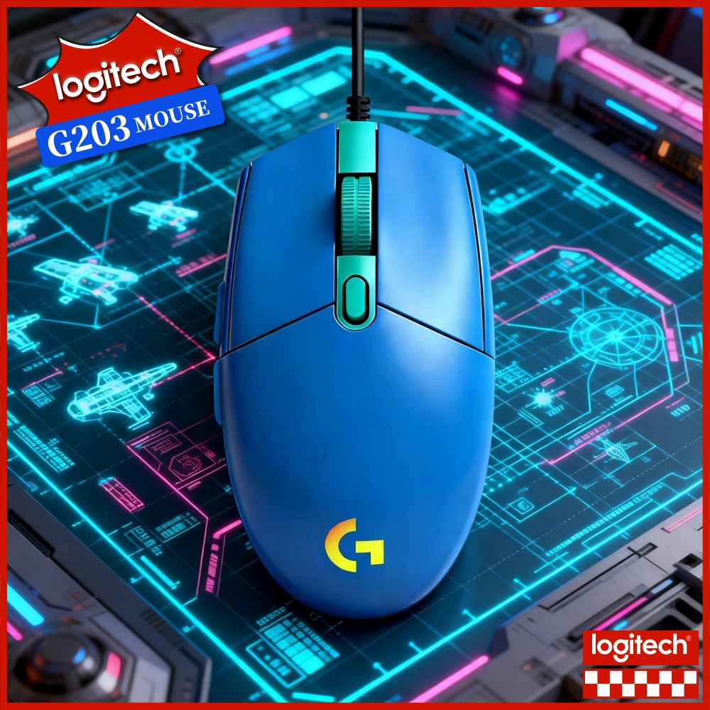 Logitech G203 Wired Gaming Mou - Logitech Mouse G203 ulasan dan harga