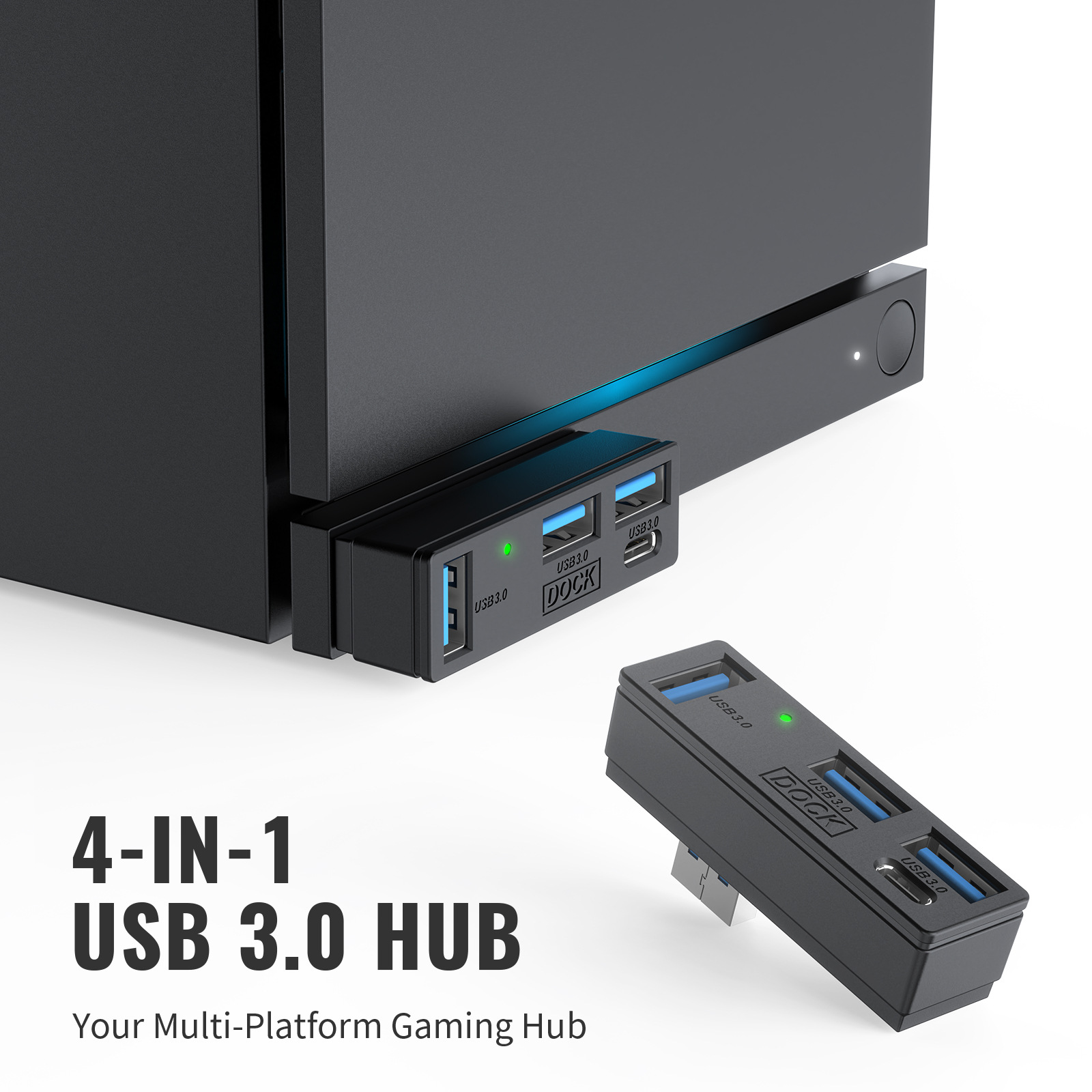 4-Port USB 3.0 Mini Hub Splitt - Esports Gaming Splitter ulasan dan harga