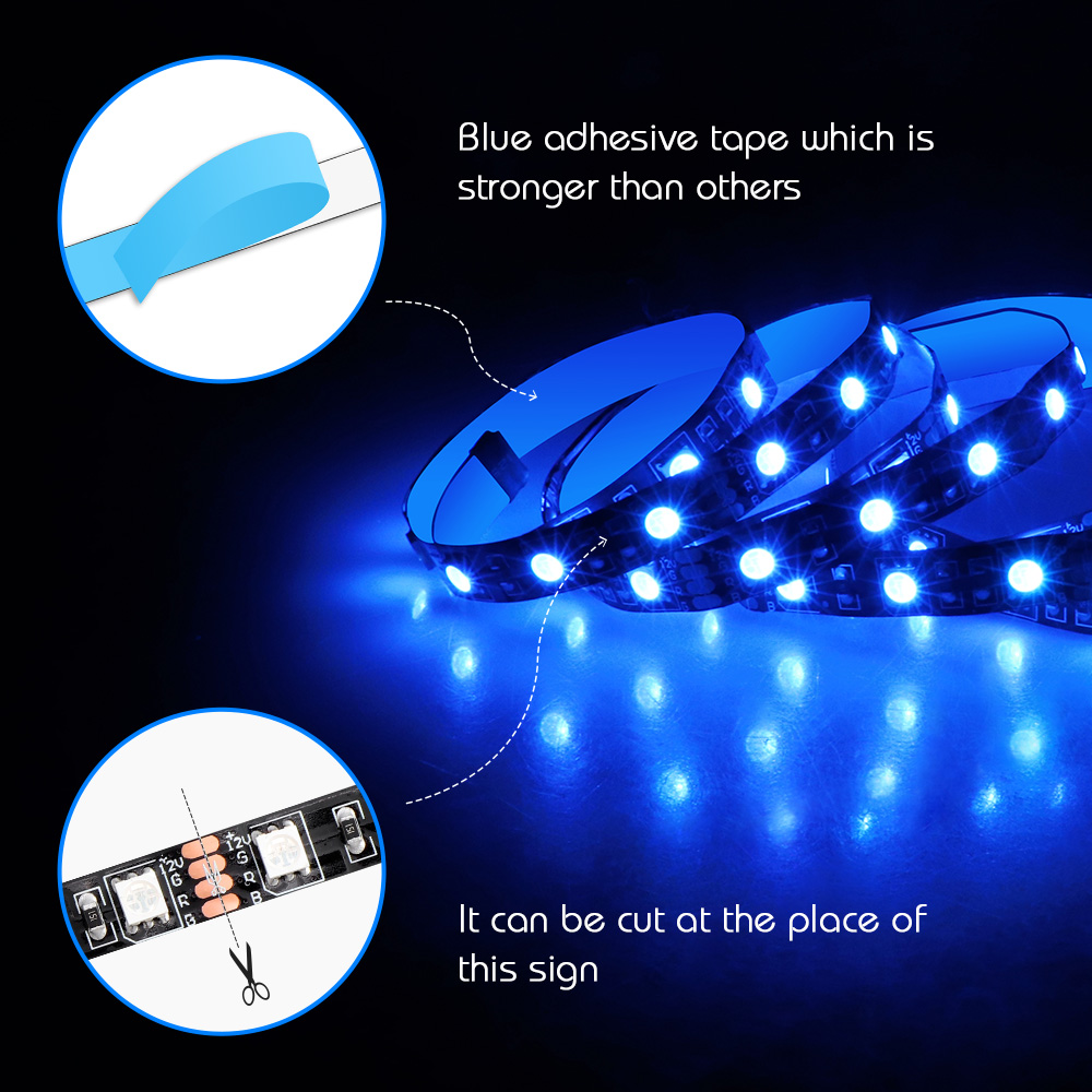 RGB Gaming LED Strip Light 1 t - Esports Gaming Splitter ulasan dan harga
