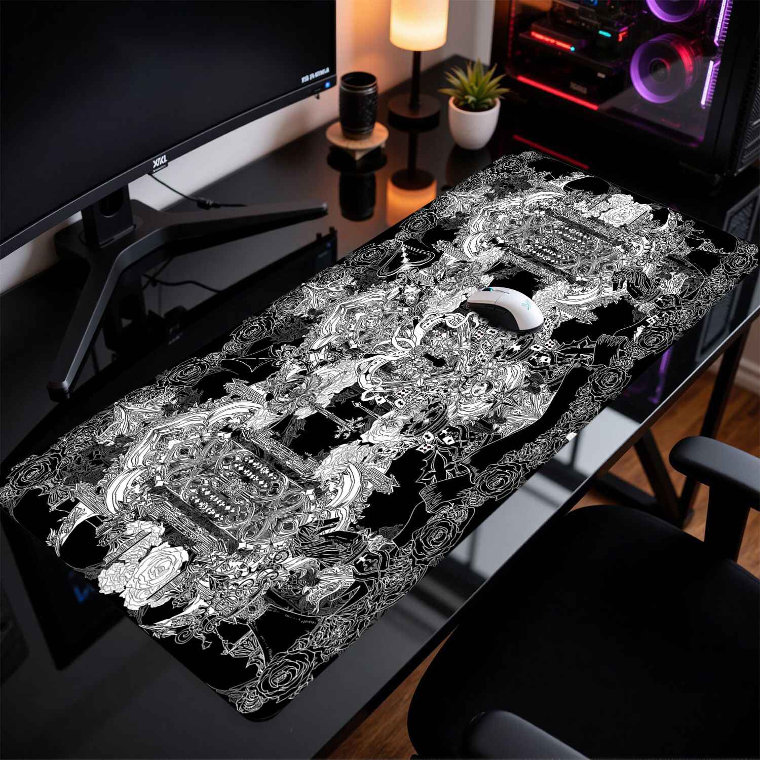 Divine Realm Gothic Building M - Esports Gaming Mousepad ulasan dan harga