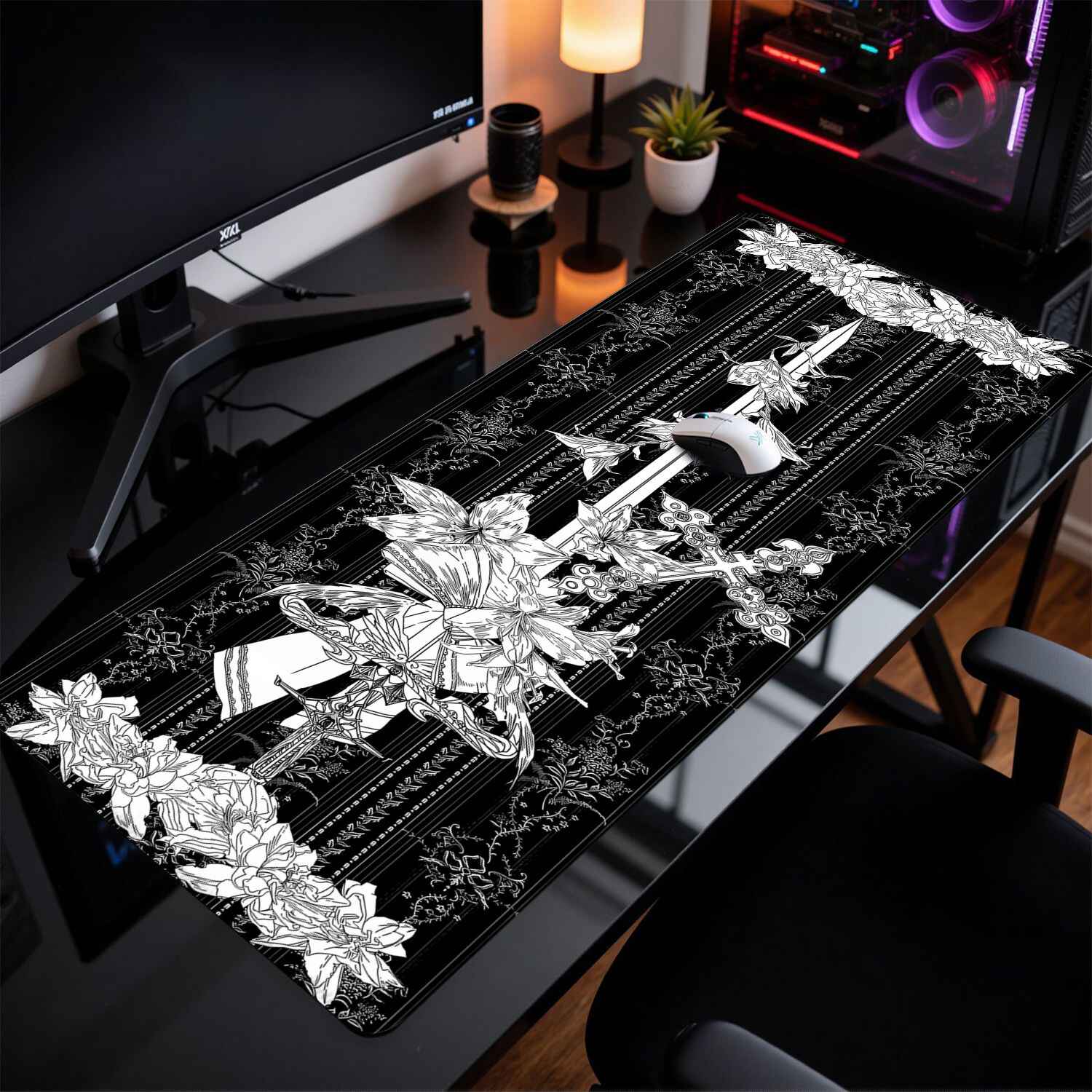 Divine Realm Gothic Building M - Esports Gaming Mousepad ulasan dan harga