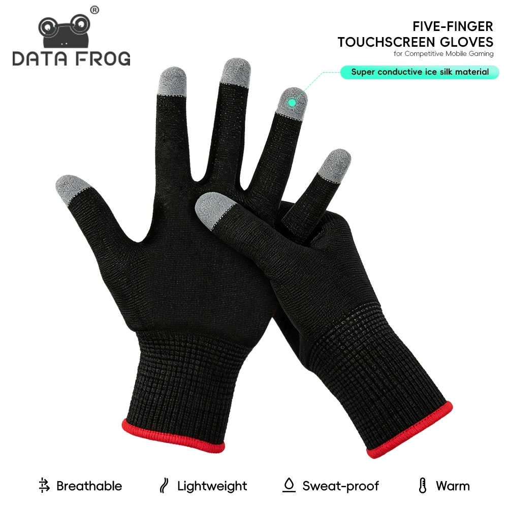 Data Frog Mobile Gaming Gloves - Esports Gaming Finger Sleeve ulasan dan harga