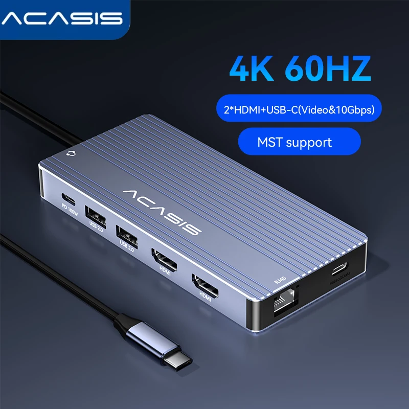 Acasis 14-in-1 USB C Hub Docki - Esports Gaming Splitter ulasan dan harga