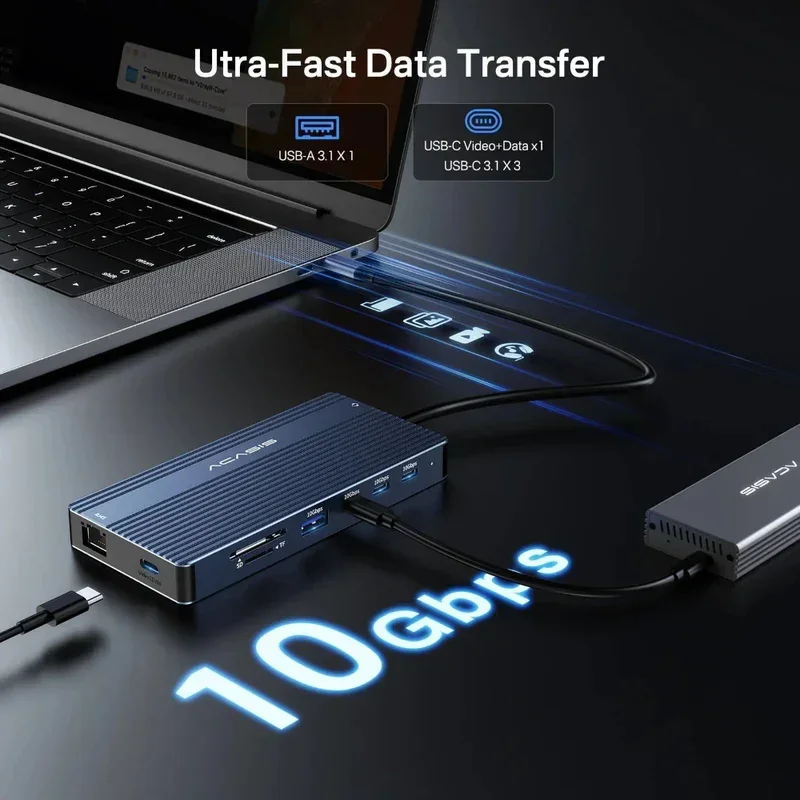 Acasis 14-in-1 USB C Hub Docki - Esports Gaming Splitter ulasan dan harga