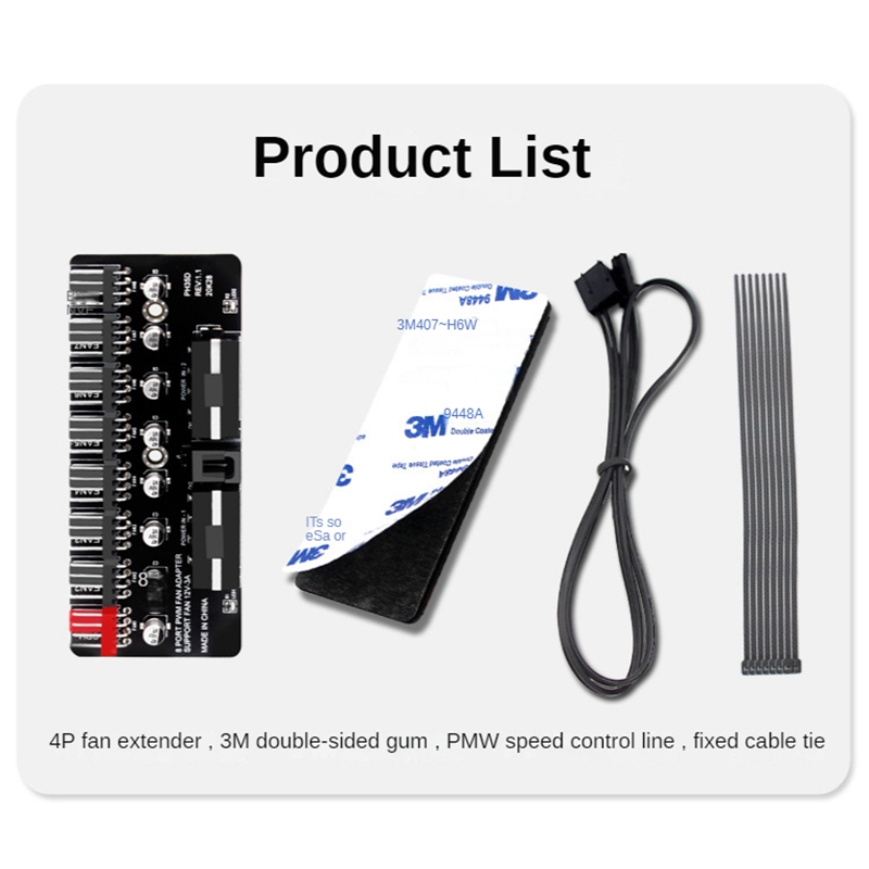 PC 1-8 Channel 4Pin PWM Coolin - Esports Gaming Splitter ulasan dan harga